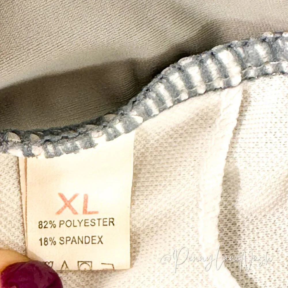 Shein Girls Shark Bite One Piece Swimsuit with Chain Strap - Picture 7 of 8